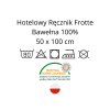 Ręcznik Hotelowy 50cm x 100cm Biały Kąpielowy 100% Bawełna 500g/m2