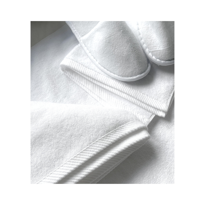 Ręcznik Hotelowy 50cm x 100cm Biały Kąpielowy 100% Bawełna 500g/m2