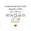 Ręcznik Hotelowy 70cm x 140cm Biały Kąpielowy 100% Bawełna 500g/m2