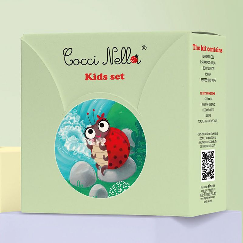 Zestaw ECO kosmetyków dla dzieci w kartoniku COCCINELLA