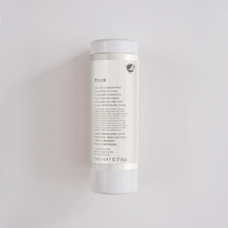 Balsam hotelowy do ciała 360ml w butelce wyciskanej nawilżający HOPAL "Nordic Ecolabel"