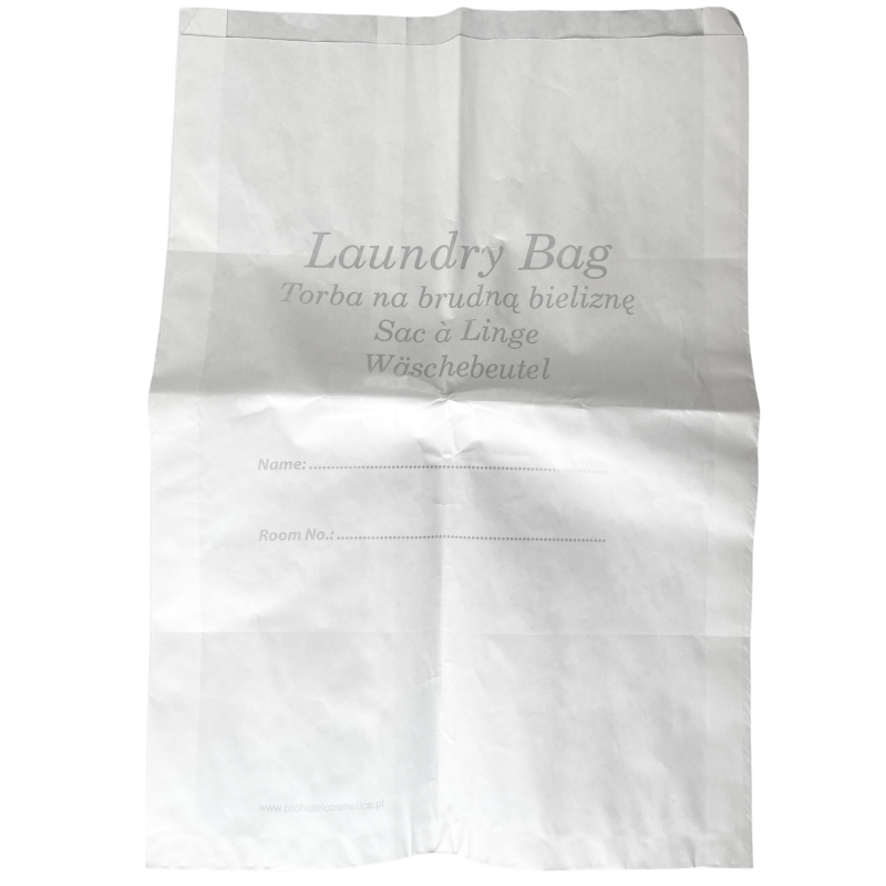 Papierowa torba na pranie - Hotelowa torba na brudną bieliznę