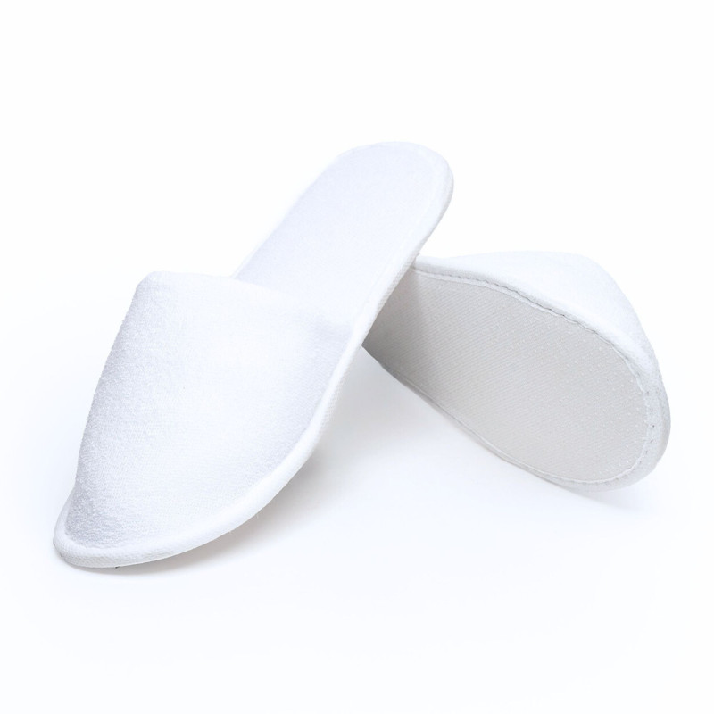 Kapcie Hotelowe Premium w Eko Opasce 5mm Bawełna Frotte 30cm