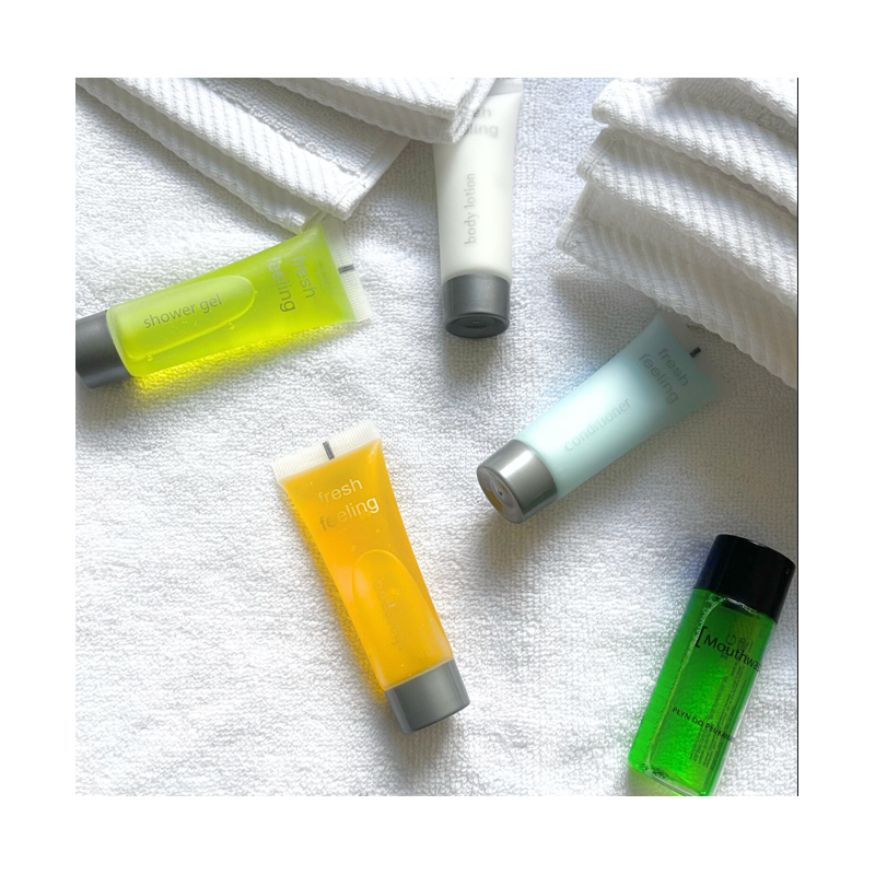Kosmetyki Hotelowe Żel 30ml + Szampon 30ml Zestaw 200 sztuk Fresh Feeling