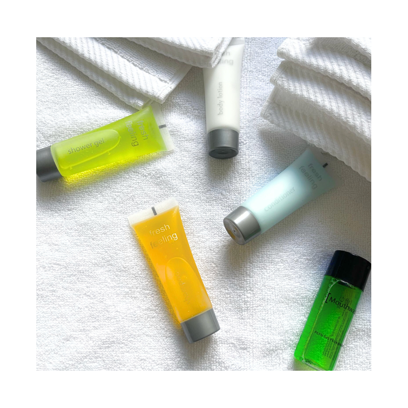 Kosmetyki Hotelowe Żel 30ml + Szampon 30ml Zestaw 100 sztuk Fresh Feeling