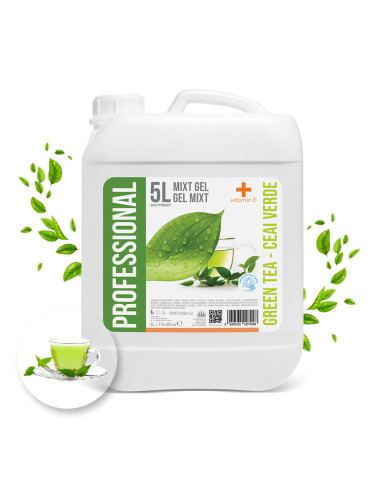 Szampon i Żel 2w1 5L Uzupełnienie Omnia/Holiday Care Green Tea z Witaminą E - PROFFESSIONAL