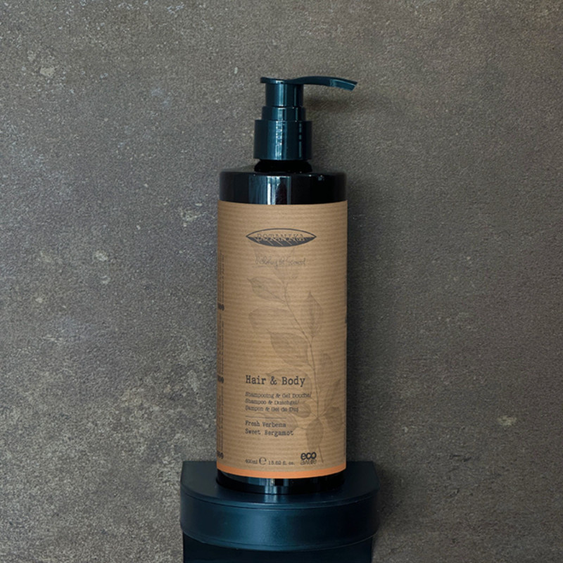 Hotelowy Żel do Mycia Ciała i Włosów 2w1 400ml Botanika Verbena & Bergamot