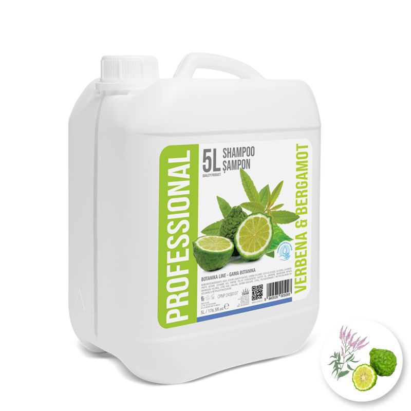 Szampon w Płynie 5L Uzupełnienie Botanika Verbena & Bergamot
