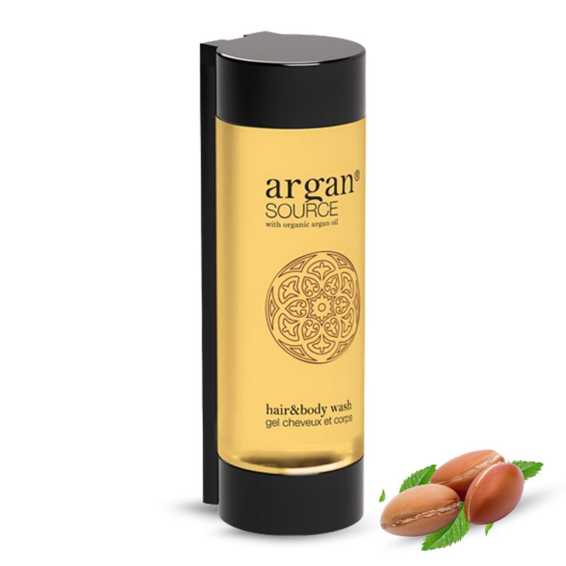 Szampon i żel 2w1 320ml dozownik wyciskany ARGAN SOURCE z olejkiem arganowym