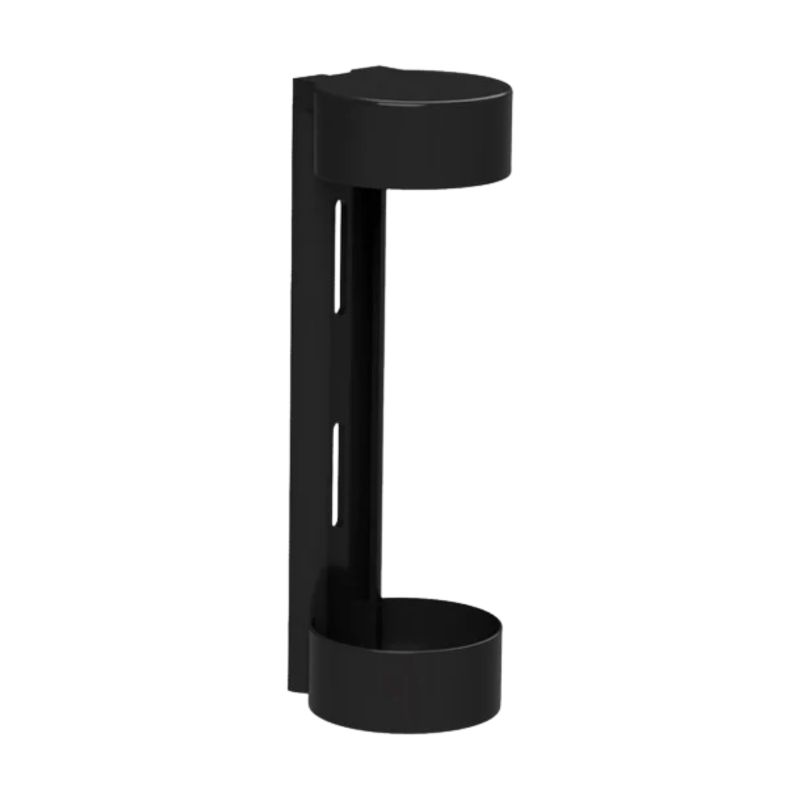 Argan Source / OLIVA czarny uchwyt na dozownik hotelowy wyciskany 320ml