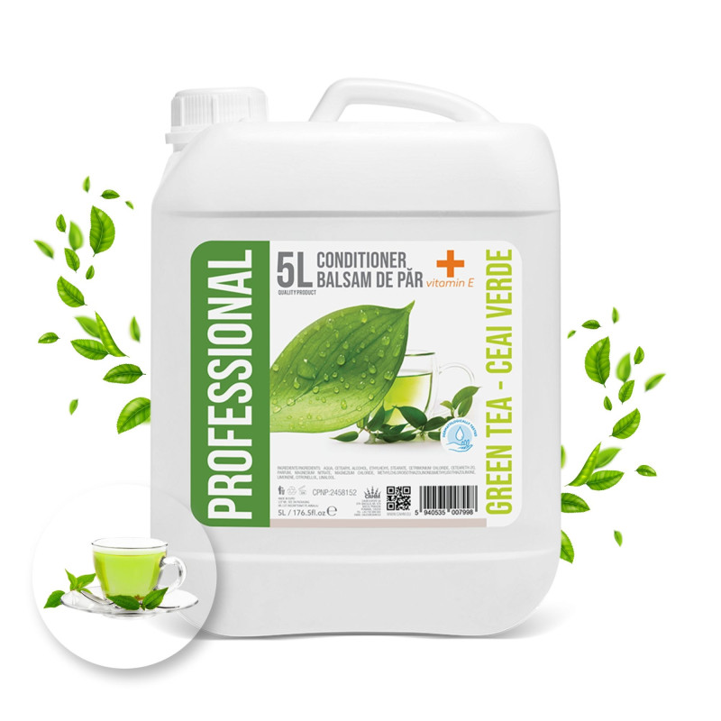 Odżywka do włosów 5L Uzupełnienie Omnia/Holiday Care Green Tea z Witaminą E - PROFFESSIONAL