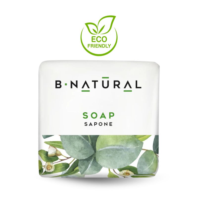 Mydło hotelowe 20g kosmetyk B NATURAL z certyfikatem EU ECOLABEL