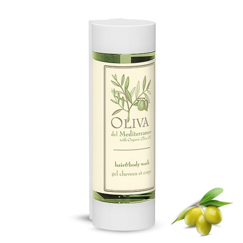 Szampon i żel 2w1 320ml butelka wyciskana - Kosmetyki Hotelowe OLIVA