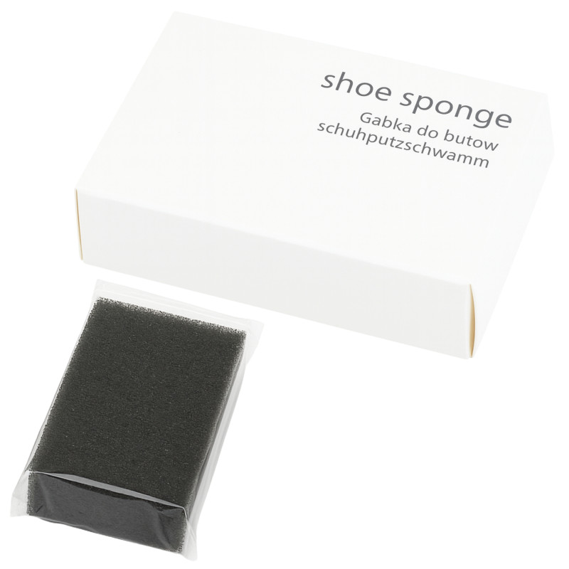 Hotelowy czyścik do butów - Gąbka do czyszczenia obuwia w kartoniku