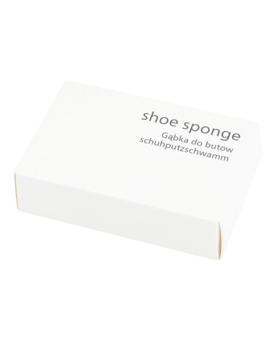 Hotelowy czyścik do butów - Gąbka do czyszczenia obuwia w kartoniku