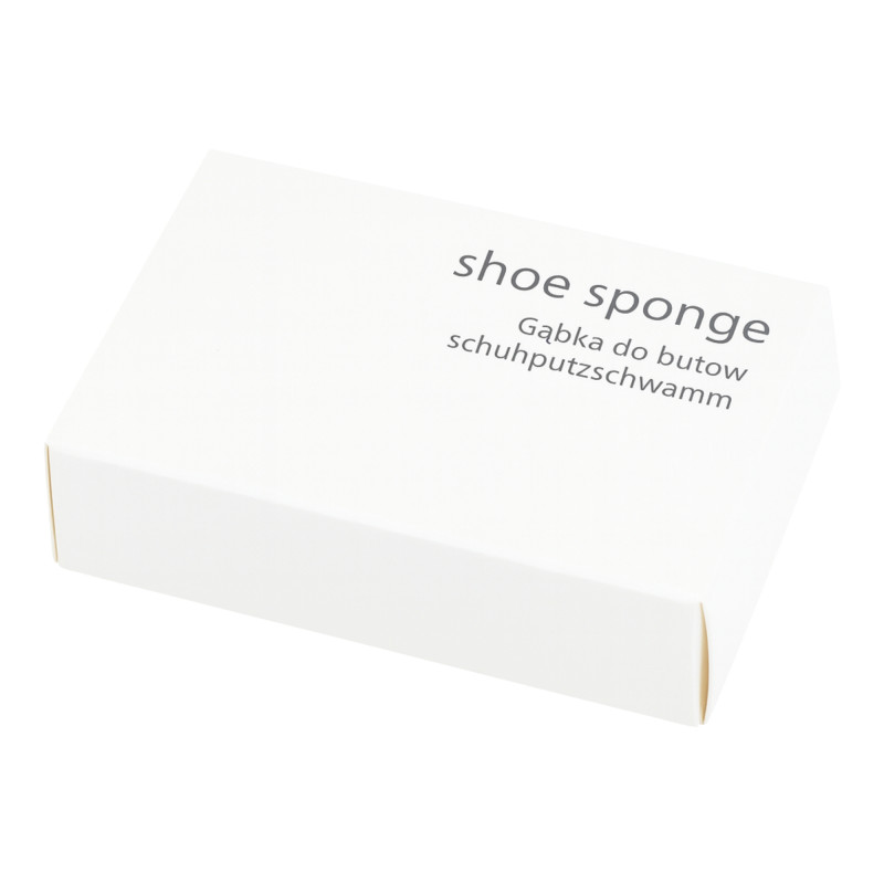 Hotelowy czyścik do butów - Gąbka do czyszczenia obuwia w kartoniku