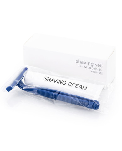 Zestaw do golenia w kartoniku hotelowy jednorazowy