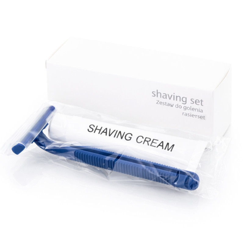 Zestaw do golenia w kartoniku hotelowy jednorazowy