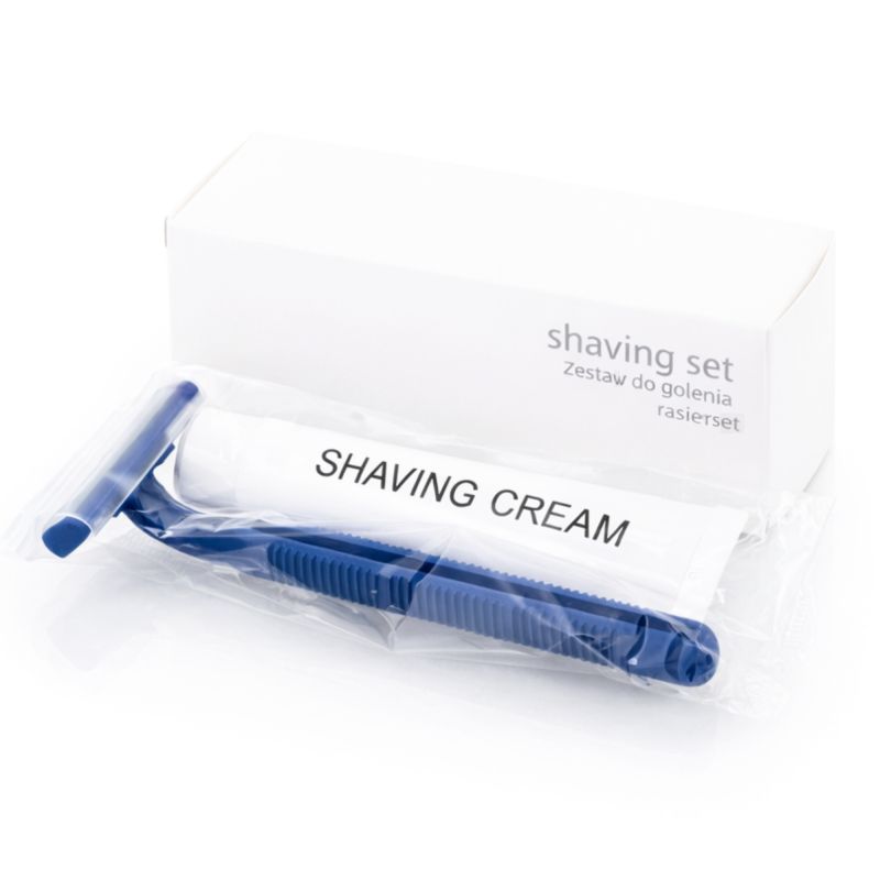 Zestaw do golenia w kartoniku hotelowy jednorazowy