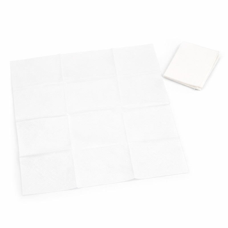 Chusteczki higieniczne gastronomiczne w przezroczystej folii 3 sztuki