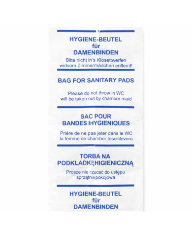 Torebki higienicznie do WC - Hotelowe Torby sanitarne na odpady