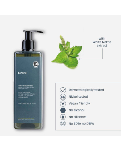 Mydło hotelowe w płynie 480ml ANYAH "EU ECOLABEL"