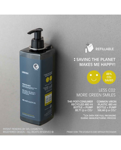 Żel hotelowy do włosów i ciała 480ml ANYAH "EU ECOLABEL"