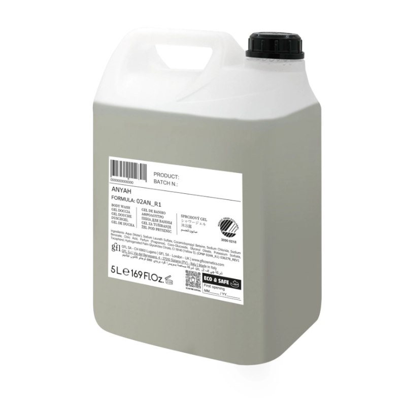 Hotelowy szampon do włosów 5L ANYAH kanister "Nordic Swan ECOLABEL"