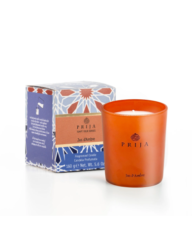PRIJA Świeczka zapachowa 160g - Luksusowa świeca SPA w pięknym pudełku prezentowym