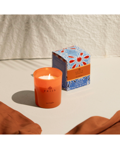 PRIJA Świeczka zapachowa 160g - Luksusowa świeca SPA w pięknym pudełku prezentowym