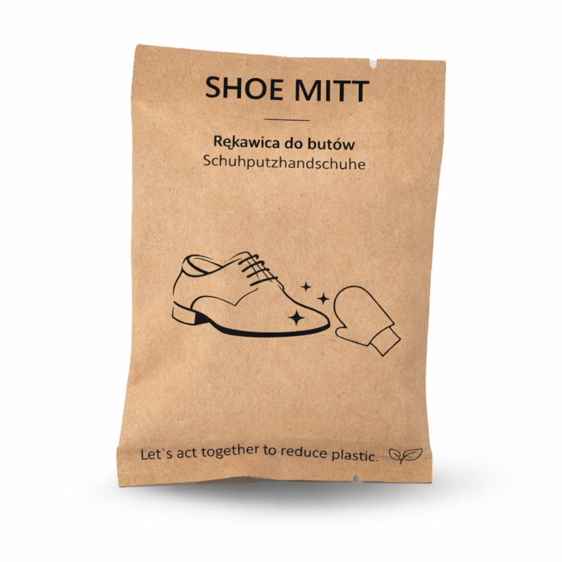 Hotelowy Czyścik do Butów - Rękawica Bawełniana - Eko Galanteria Hotelowa