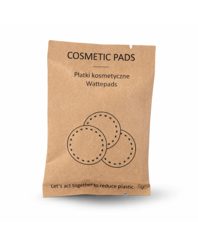 Płatki kosmetyczne bawełniane waciki 3 szt. - Eko Galanteria Hotelowa
