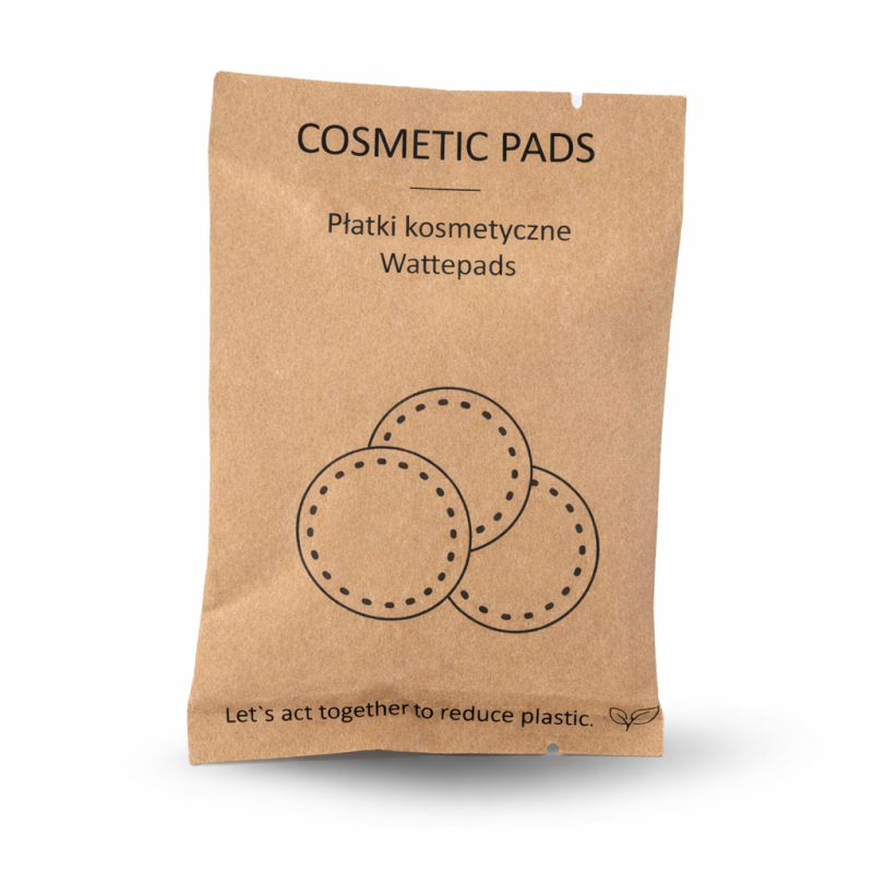 Płatki kosmetyczne bawełniane waciki 3 szt. - Eko Galanteria Hotelowa