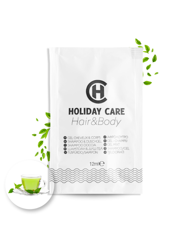 Żel/Szampon 2w1 12ml Saszetka Rozrywana Holiday Care Green Tea