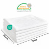 Dywanik Hotelowy "Stópka" 50cm x 70cm Biały Łazienkowy 100% Bawełna 650g/m2