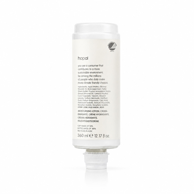 Balsam hotelowy do ciała 360ml w butelce wyciskanej nawilżający HOPAL "Nordic Ecolabel"