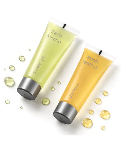 Kosmetyki Hotelowe Żel 30ml + Szampon 30ml Zestaw 100 sztuk Fresh Feeling