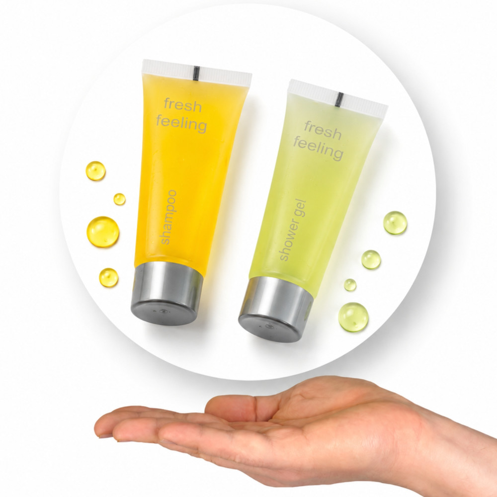 Kosmetyki Hotelowe Żel 30ml + Szampon 30ml Zestaw 200 sztuk Fresh Feeling