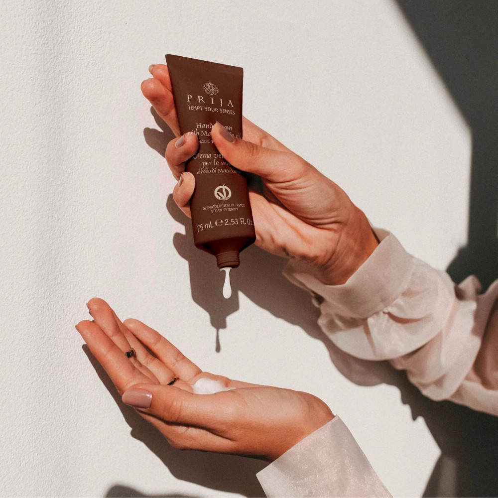 PRIJA krem do rąk z naturalnym olejkiem makadamia 75ml