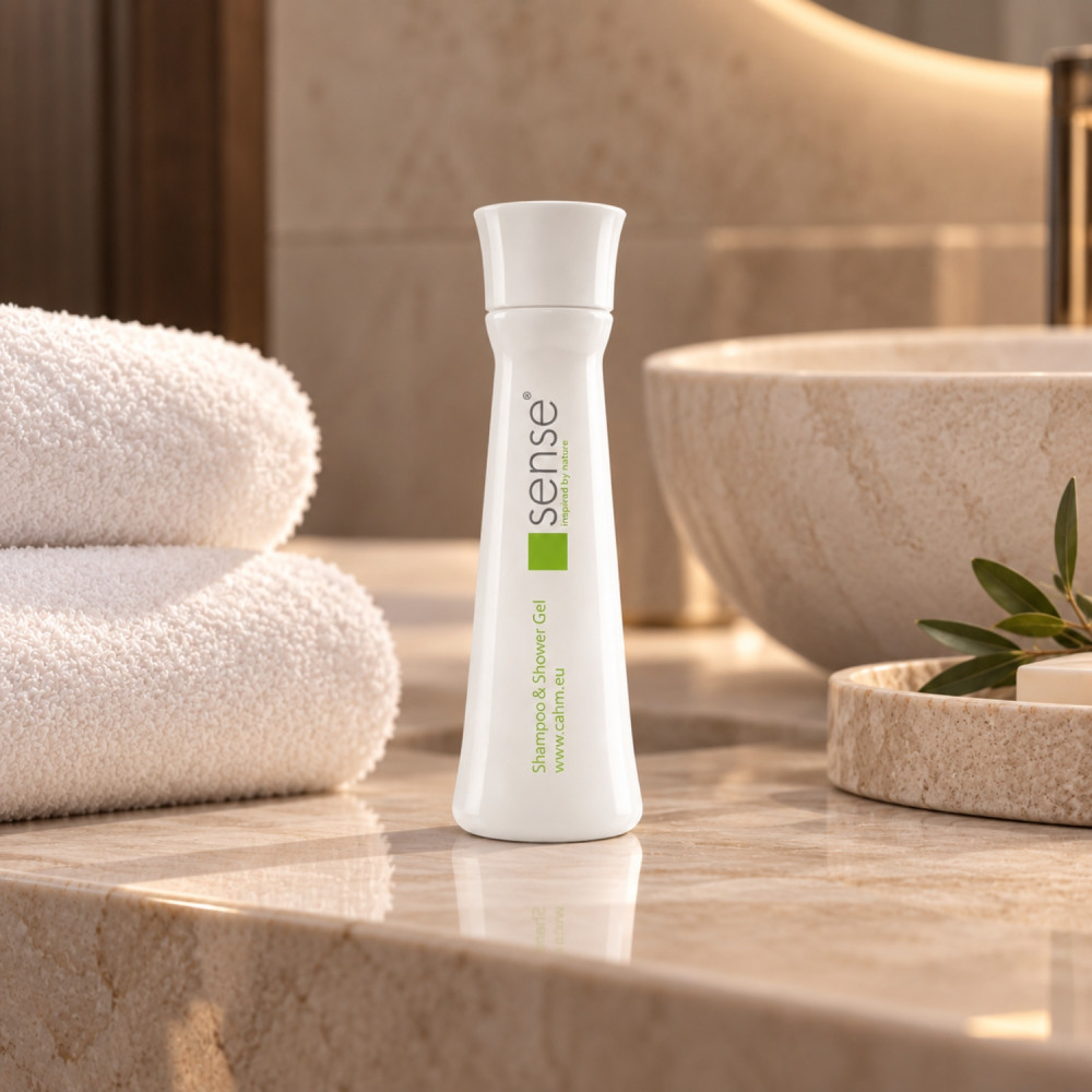 Hotelowy żel 2w1 do ciała i włosów 25ml - Sense mini kosmetyk jednorazowy
