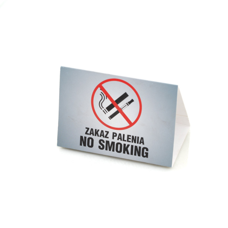 ZAKAZ PALENIA / NO SMOKING Stojak Informacyjny Informator