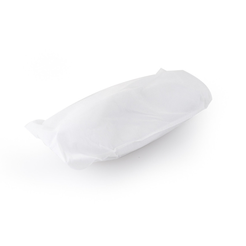 Kapcie hotelowe luksusowe polarowe białe zakryte 28cm gruba podeszwa 6mm