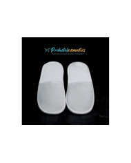 Kapcie hotelowe frotte zakryte białe premium 27cm