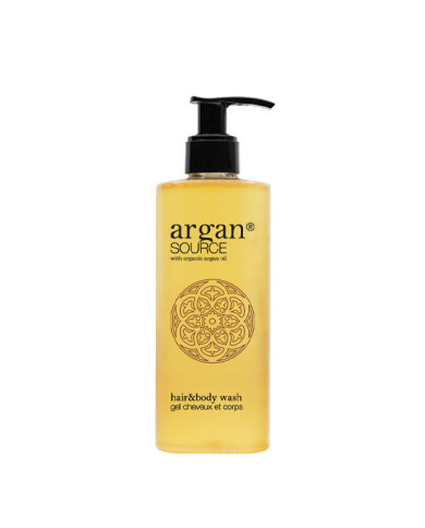 Hotelowy Szampon i żel 2w1 300ml ARGAN SOURCE - Kosmetyk hotelowy z dodatkiem olejku arganowego