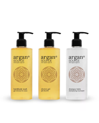 Hotelowe mydło w płynie 300ml ARGAN SOURCE - Kosmetyki hotelowe z dodatkiem olejku arganowego