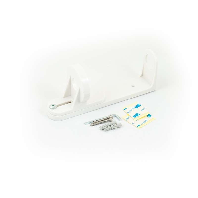 Biały uchwyt na kosmetyki hotelowe w dozownikach Argan Source